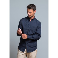 SHAOXF - CAMICIA UOMO OXFORD MANICA LUNGA