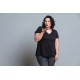 CURVSSLUB - T-SHIRT DONNA - CURVES SLUB