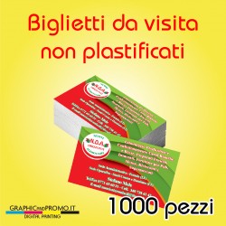 1000 biglietti da visita non plastificati