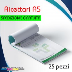 25 ricettari formato A5