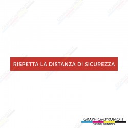 Adesivo istruzioni ANTI-COVID 120x15