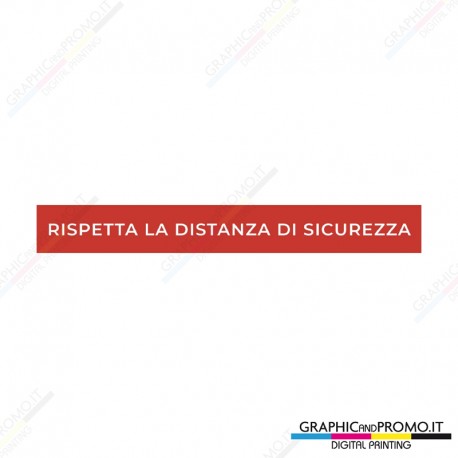 Adesivo istruzioni ANTI-COVID 120x15
