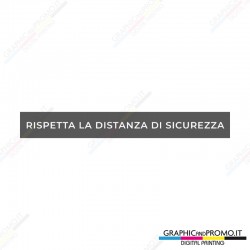 Adesivo istruzioni ANTI-COVID 120x15