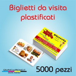 5000 biglietti da visita plastificati