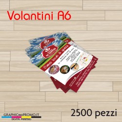 Volantini A6 - 2500 pezzi