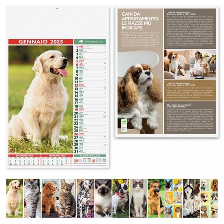 CALENDARIO 2025 - PA108 - CANI E GATTI