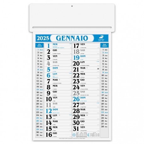 CALENDARIO 2025 - PA550 - PASSAFOGLIO