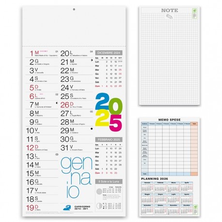 CALENDARIO 2025 - PA654 - SHADED MODERNO