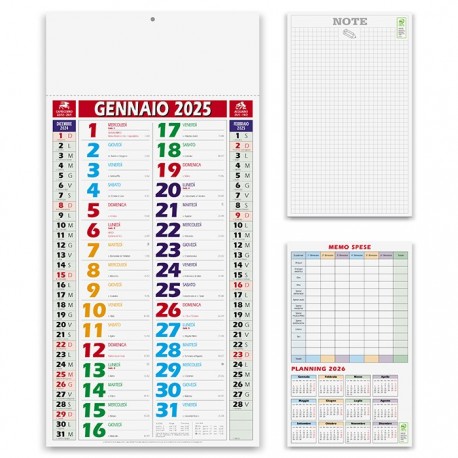 CALENDARIO 2025 - PA658 - COLOR SHADED