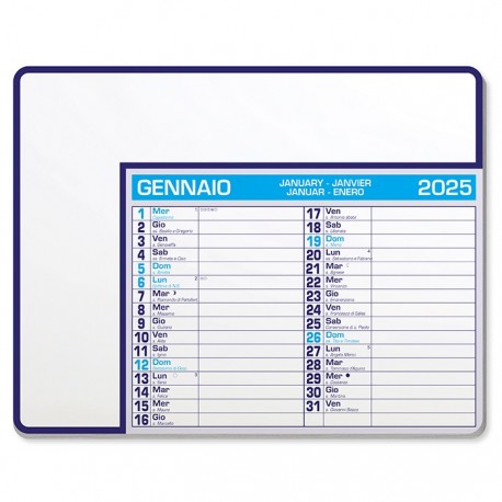 CALENDARIO 2025 - PA782 - CALENDAR PAD EDGE