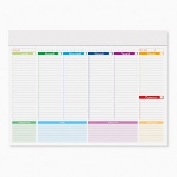 CALENDARIO 2025 - PA802 - PLANNING MULTICOLOR
