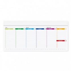CALENDARIO 2025 - PA807 - SLIM PLANNING MULTICOLOR