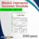 2500 moduli autocopianti